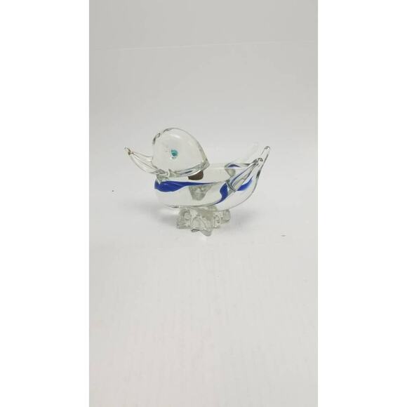 Vintage Art Glass Duck Figurine Paperweight, Vidrios Artisticos del Norte - Picture 3 of 7